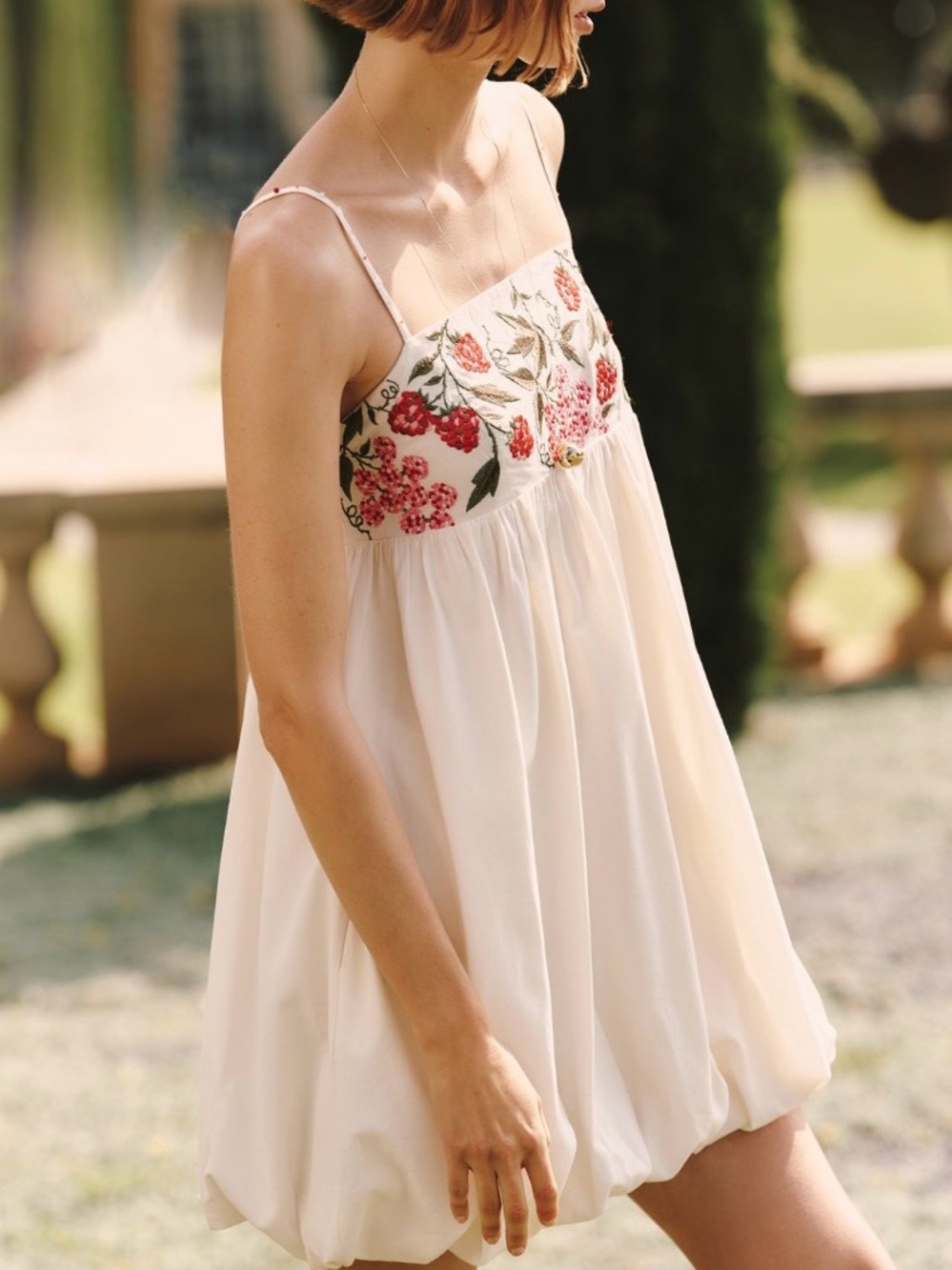 NWT Anthropologie Embroidered Bubble Dress